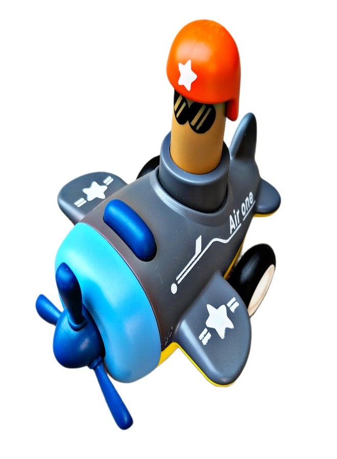 RUHANI Pack of 2 Car Push an Go Water Boat and Airplane Car Toy for Kids Multicolour - Image 2